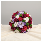 Complete wedding package - bouquets and wedding candles with cotton