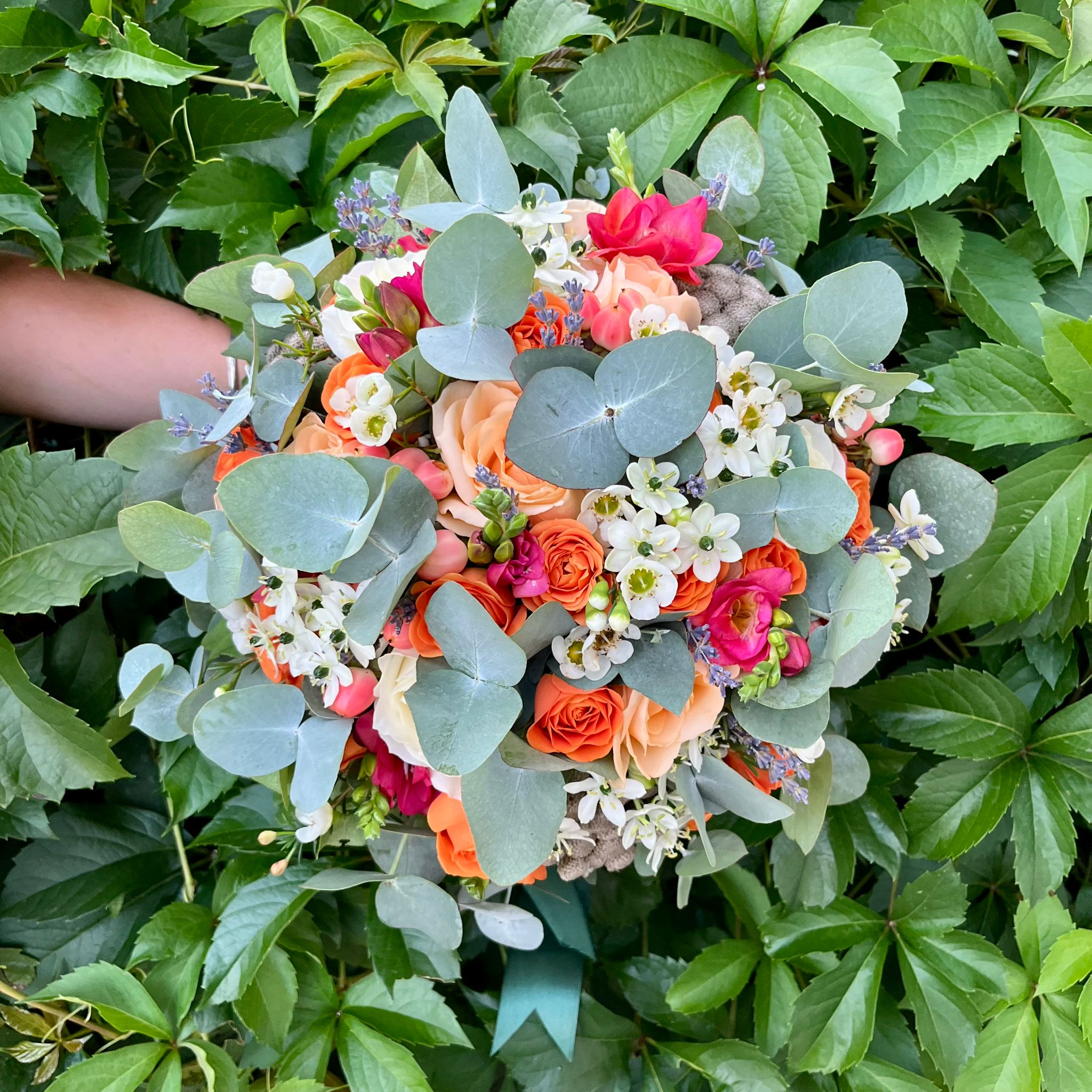Special bridal bouquet - mix of flowers