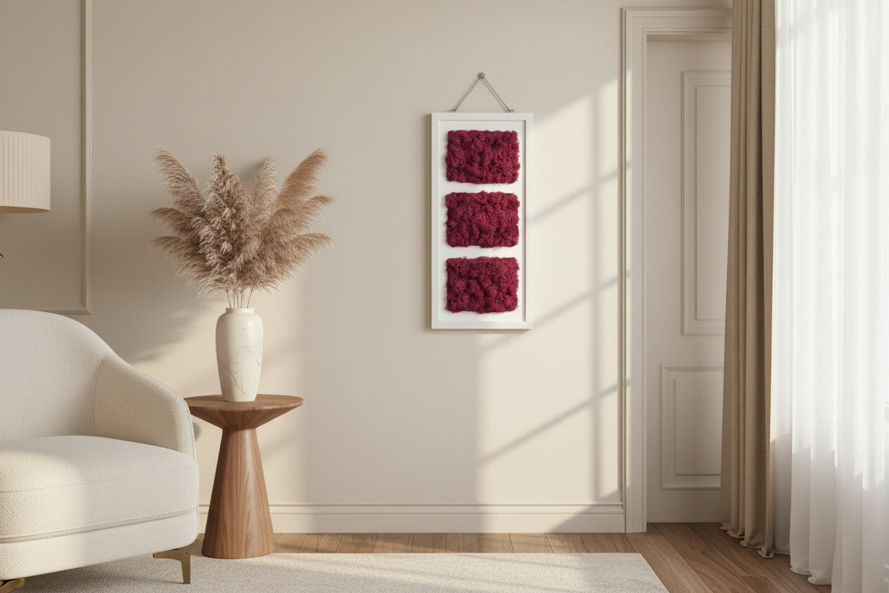 Tablou cu licheni stabilizati ciclam