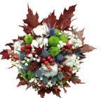 Autumn bridal bouquet - special mix of flowers