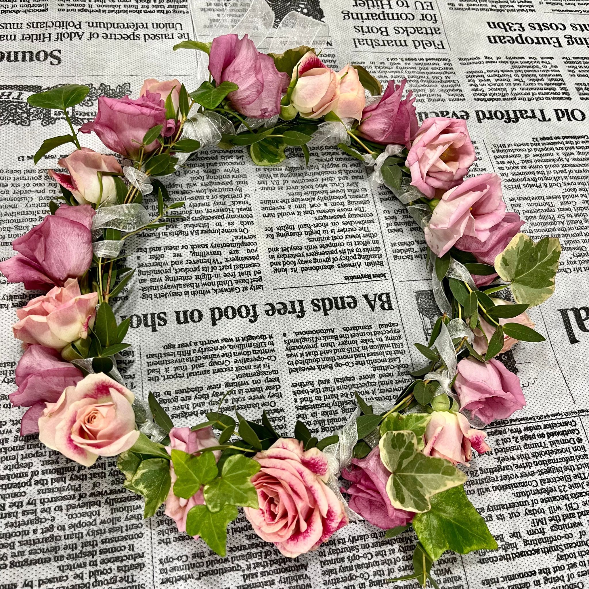 Coronita natural flowers - white lisianthus