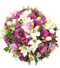 Buchet mireasa elegant flori roz