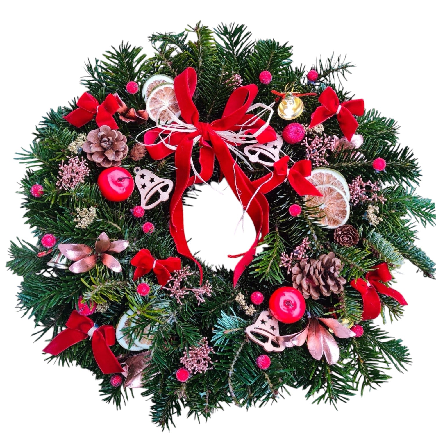 Coronita de Craciun cu brad natural