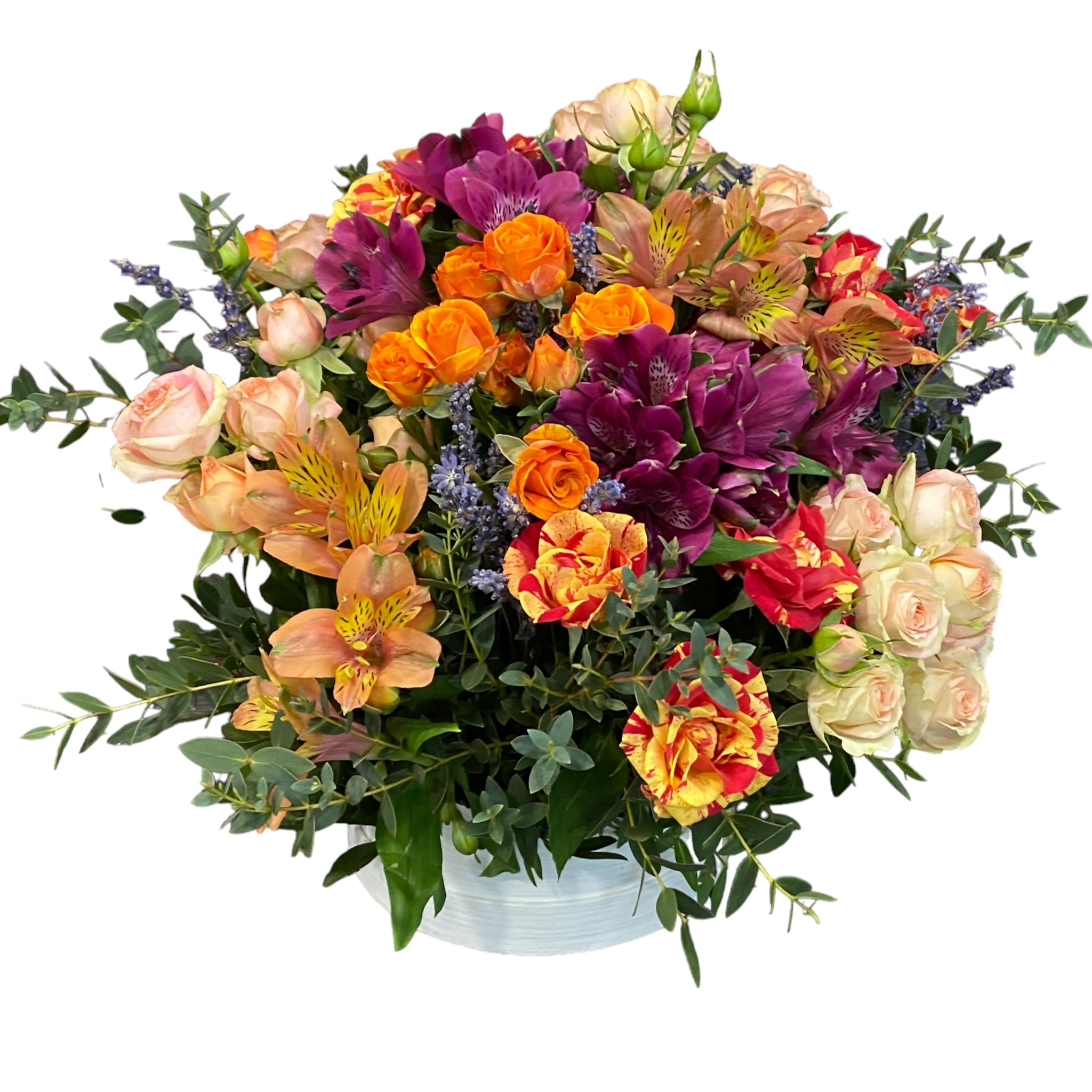 Aranjament floral colorat