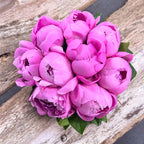 Buchet mireasa bujori roz