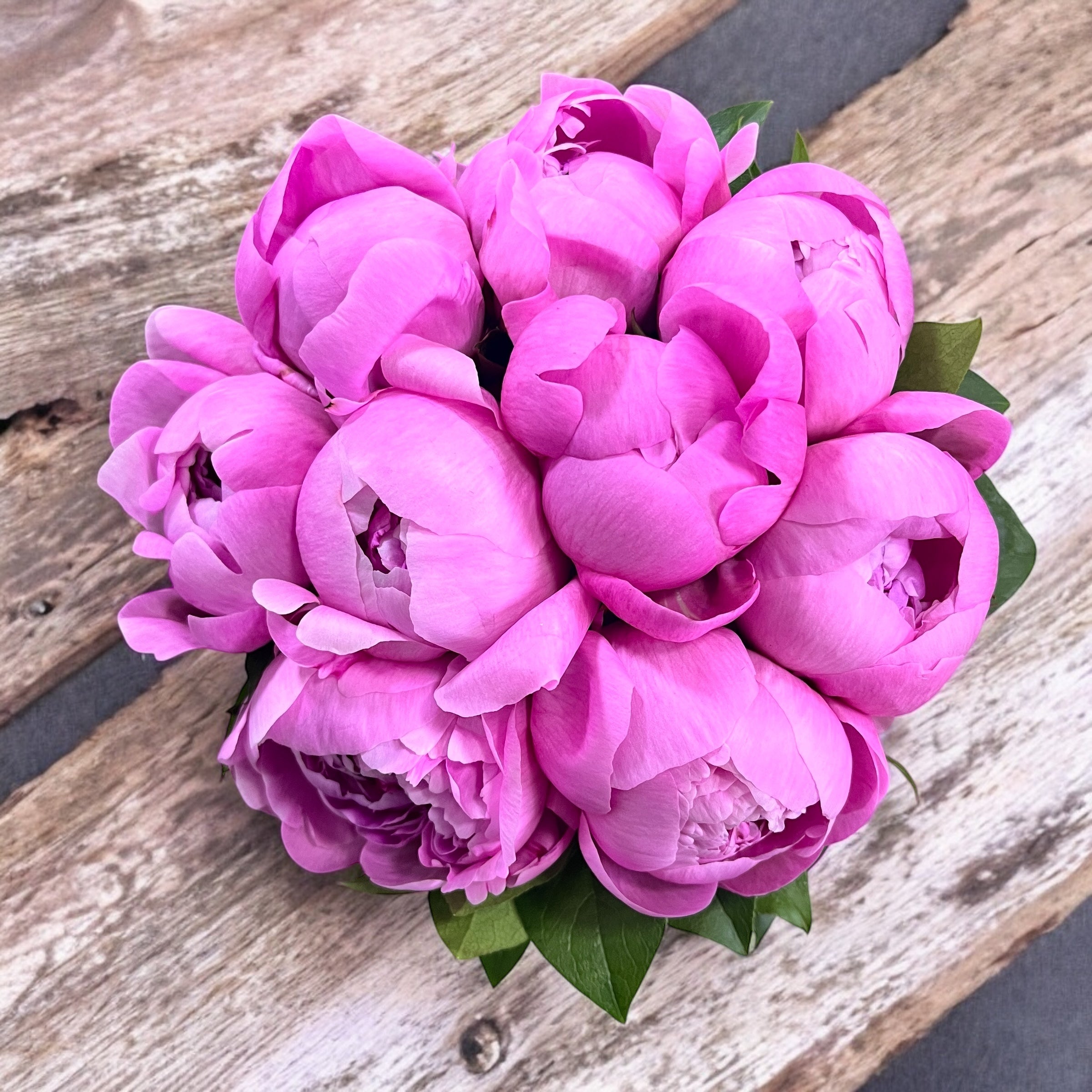 Buchet mireasa bujori roz