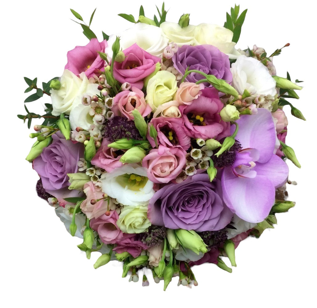 Buchet cununie pastel - mix de flori