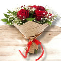 Bouquet of 5 red roses