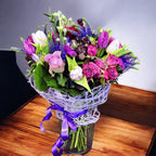 Spring bouquet - roses and freesias