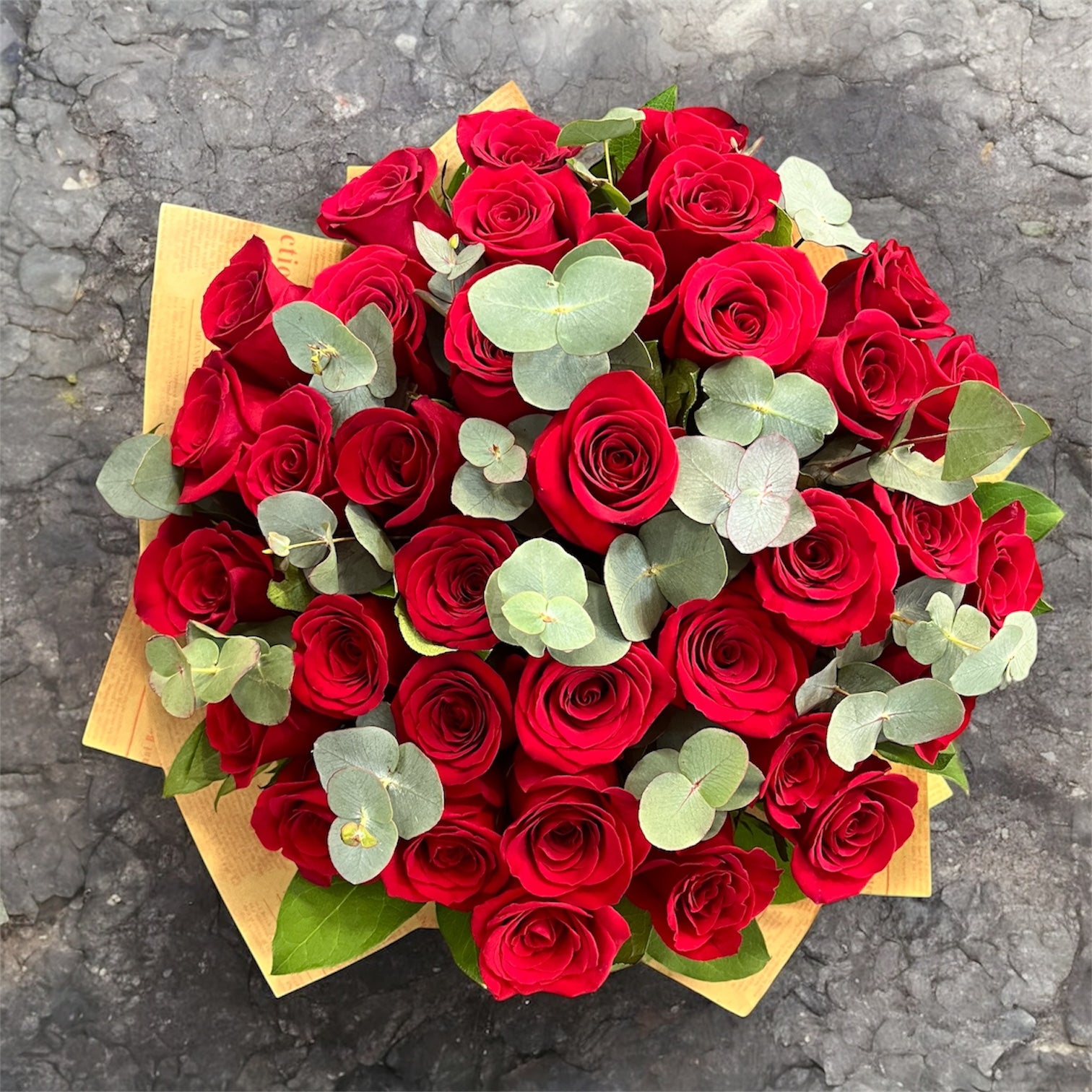 Bouquet of 9 red roses