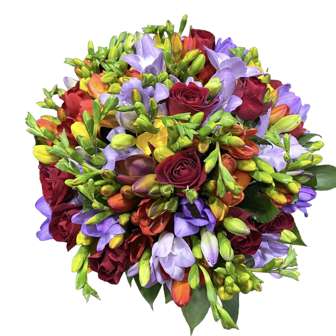 Buchet mireasa frezii mix