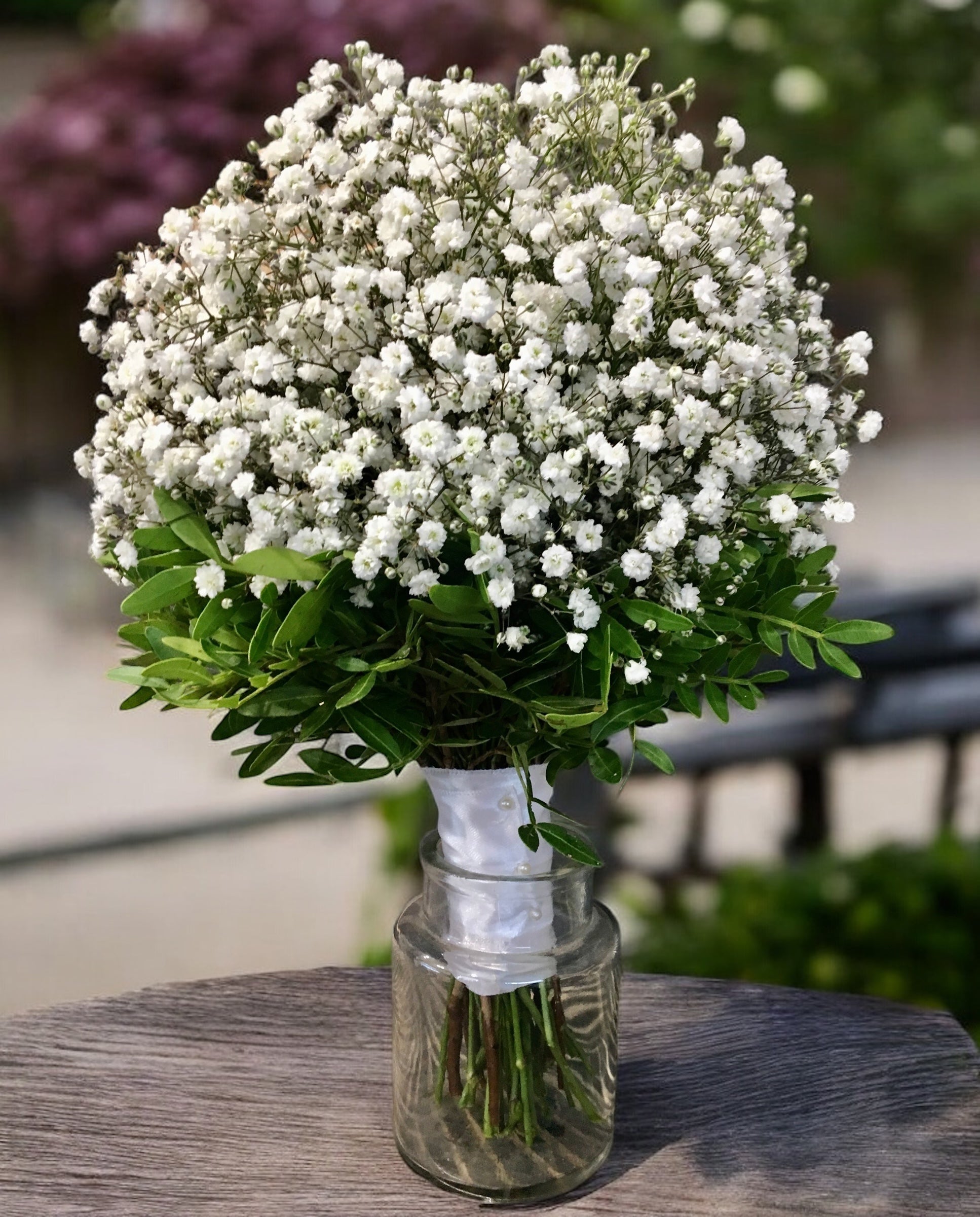 Buchet de cununie cu floarea miresei