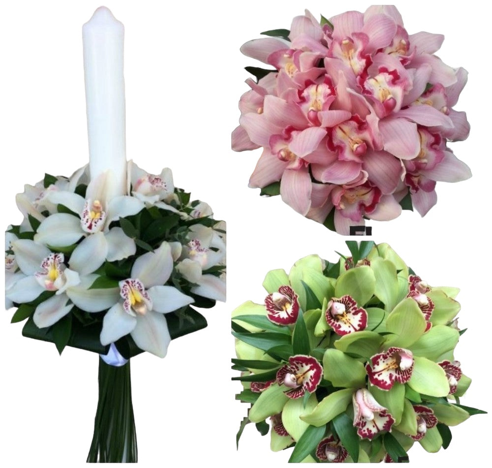 Pachet de cununie din cymbidium