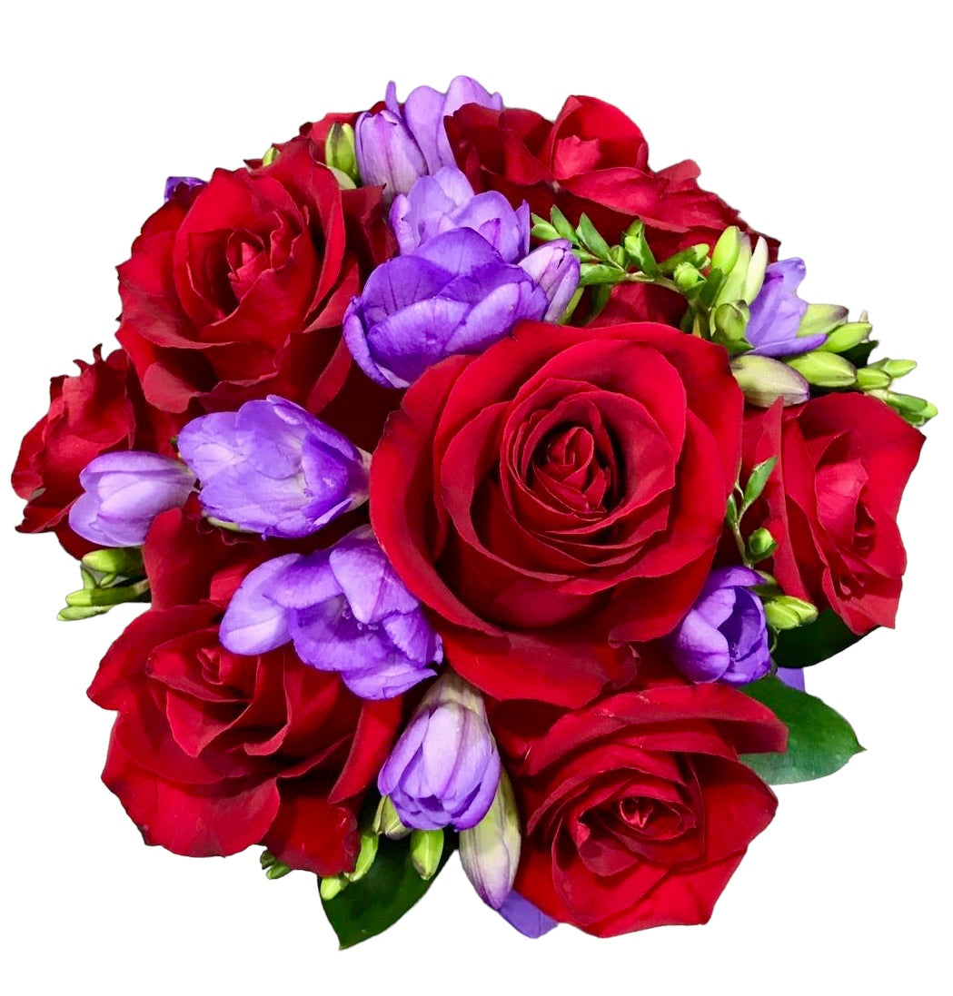 Buchet de cununie trandafirii rosii