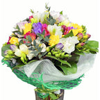 Buchet de primavara parfumat - mix de frezii colorate