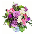 Aranjament cu trandafiri si minirose