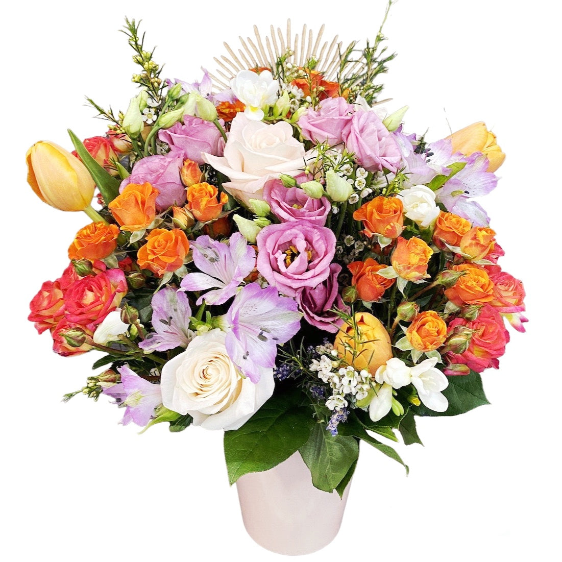 Aranjament floral colorat