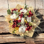 Buchet rustic cu flori uscate