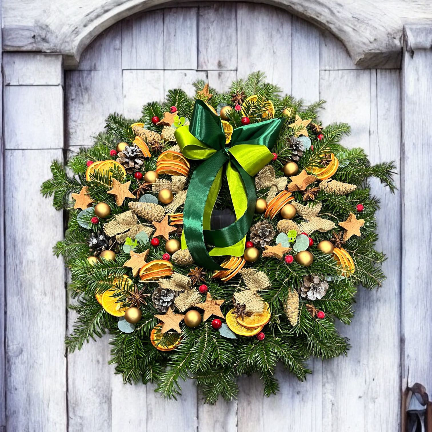 Coronita cu ornamente de Craciun