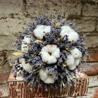 Buchet special din lavanda, spice de grau si flori de bumbac