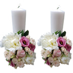 Lumanari nunta scurte bujori