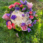 Aranjament floral colorat