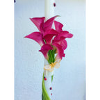 Lumanare de botez fetite cale roz