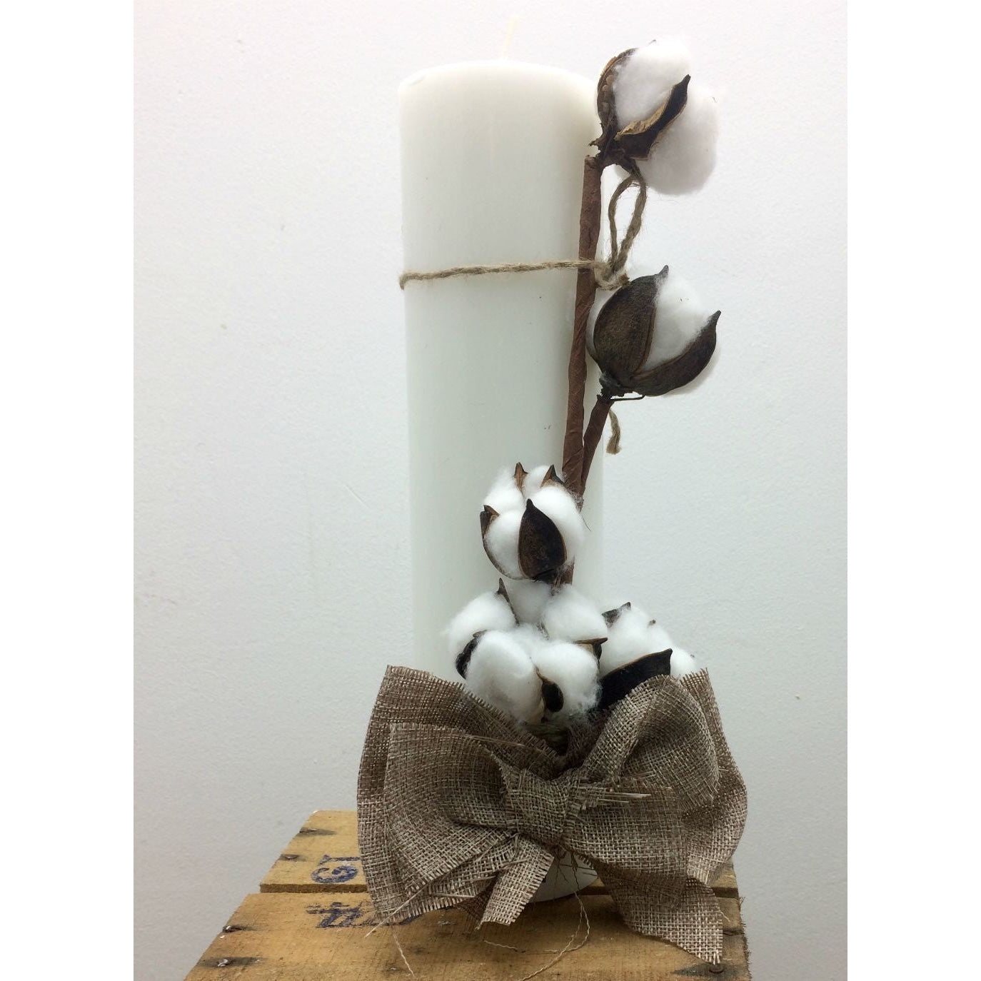 Lumanare botez bumbac