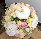 Buchet mireasa culori pastel