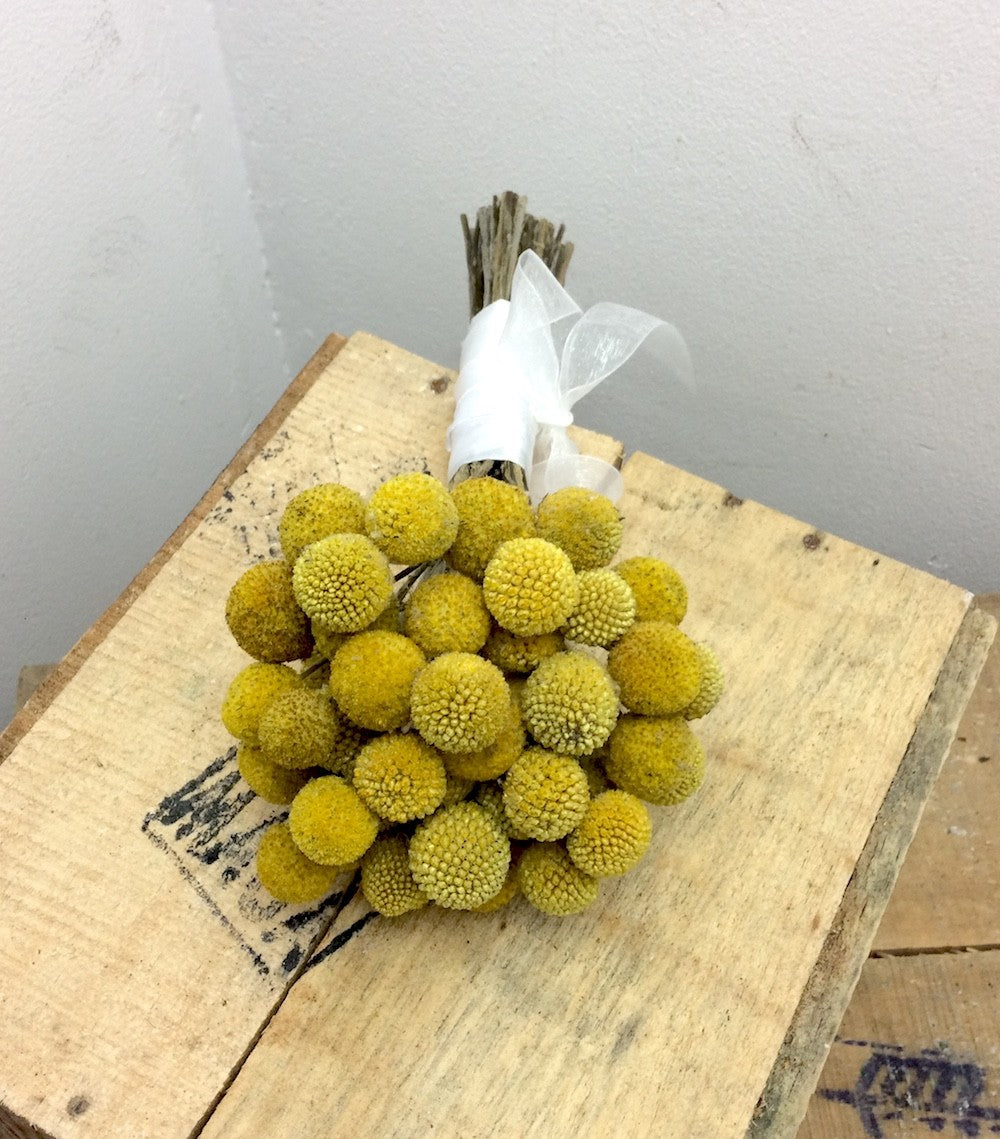 Buchet de domnisoara de onoare din craspedia