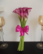 Buchet de mireasa din 19 cale roz "Captain Romance"