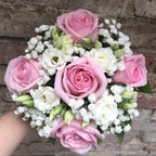 Buchete cununie civila trandafiri roz la pret special, livrare in Bucuresti!