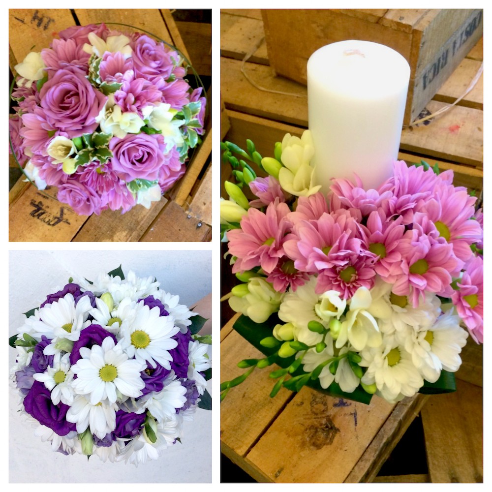 Pachet complet de nunta ieftin cu buchete si lumanari cununie