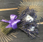 Buchet special din lavanda si flori de bumbac, pret special online!