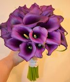 Buchet de mireasa din 29 cale mov