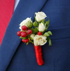 Cocarde naturale minirose si hypericum