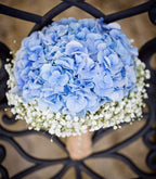 Buchet mireasa hortensie si floarea miresei la cel mai bun pret cu livrare!