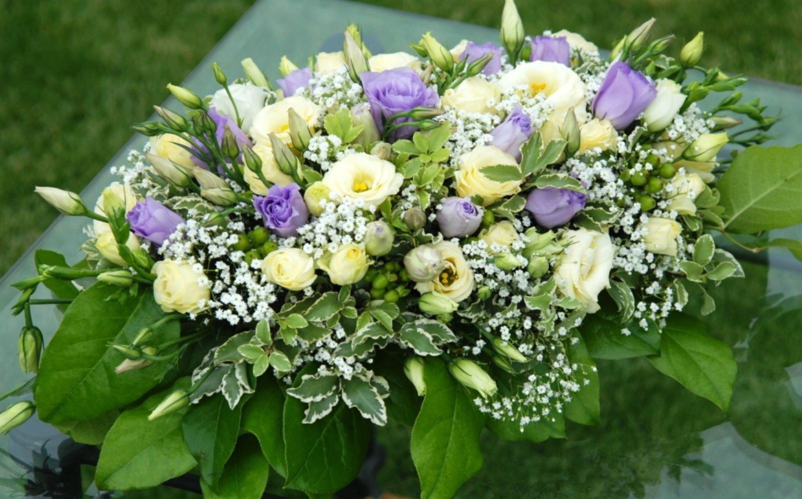 Aranjament prezidiu nunta lisianthus - cel mai bun pret, cu livrare Bucuresti!