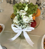 Modele de aranjamente masa nunta,/ botez cu lisianthus la preturi imbatabile!