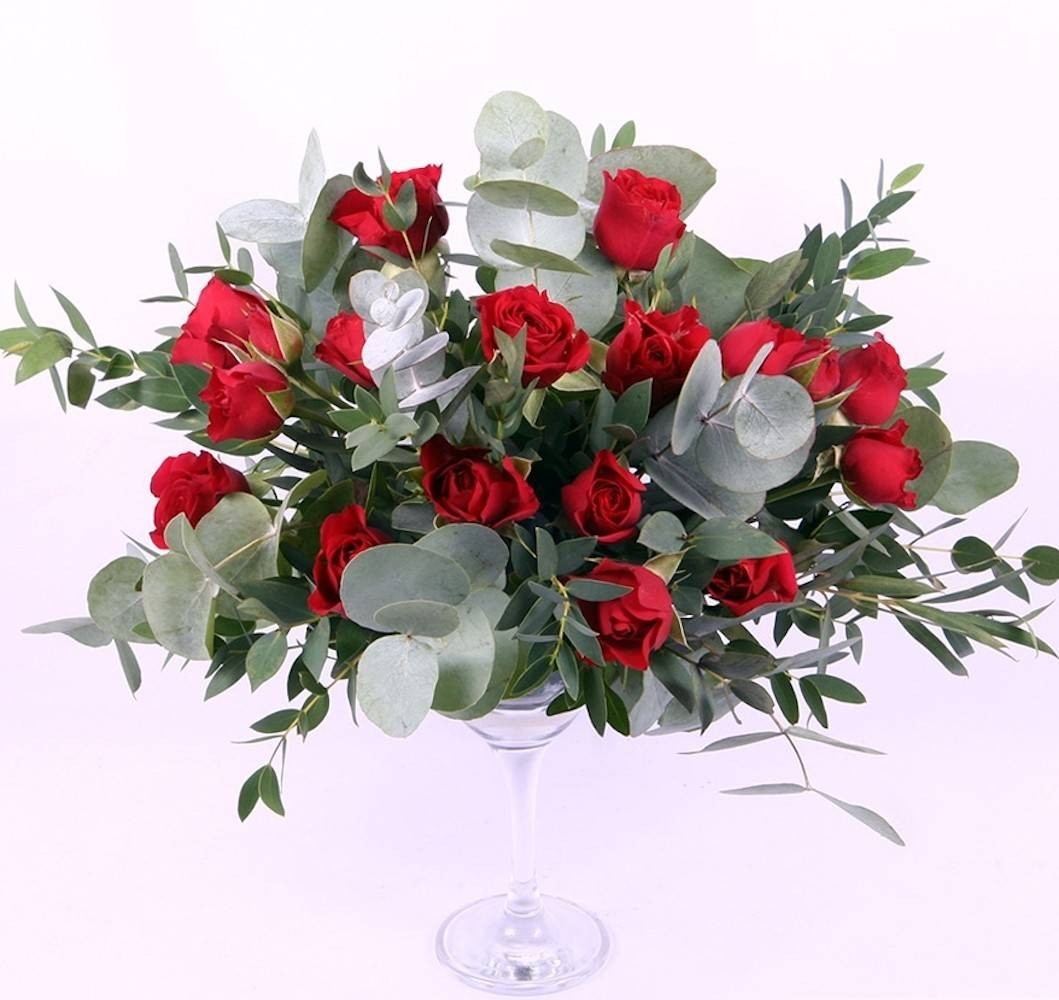 Aranjament masa nunta, botez minirose rosii - pret imbatabil, livrare!