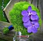 Buchet cununie fresh dianthus si vanda