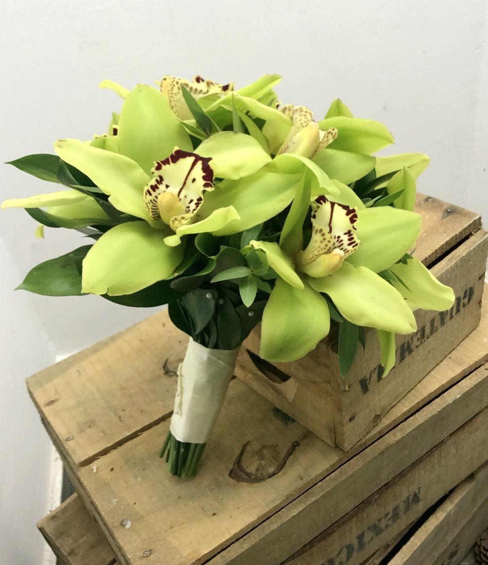 Buchet cununie orhidee cymbidium